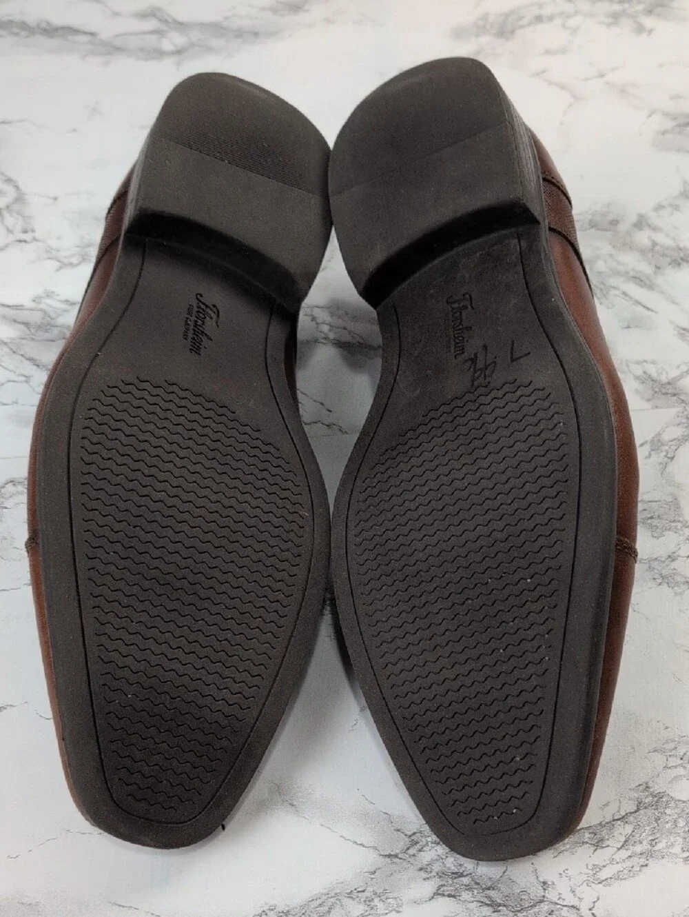 Florsheim Mens Jackson Cap Toe Leather Oxfords Cognac Brown Size 8M  ​Descriptio